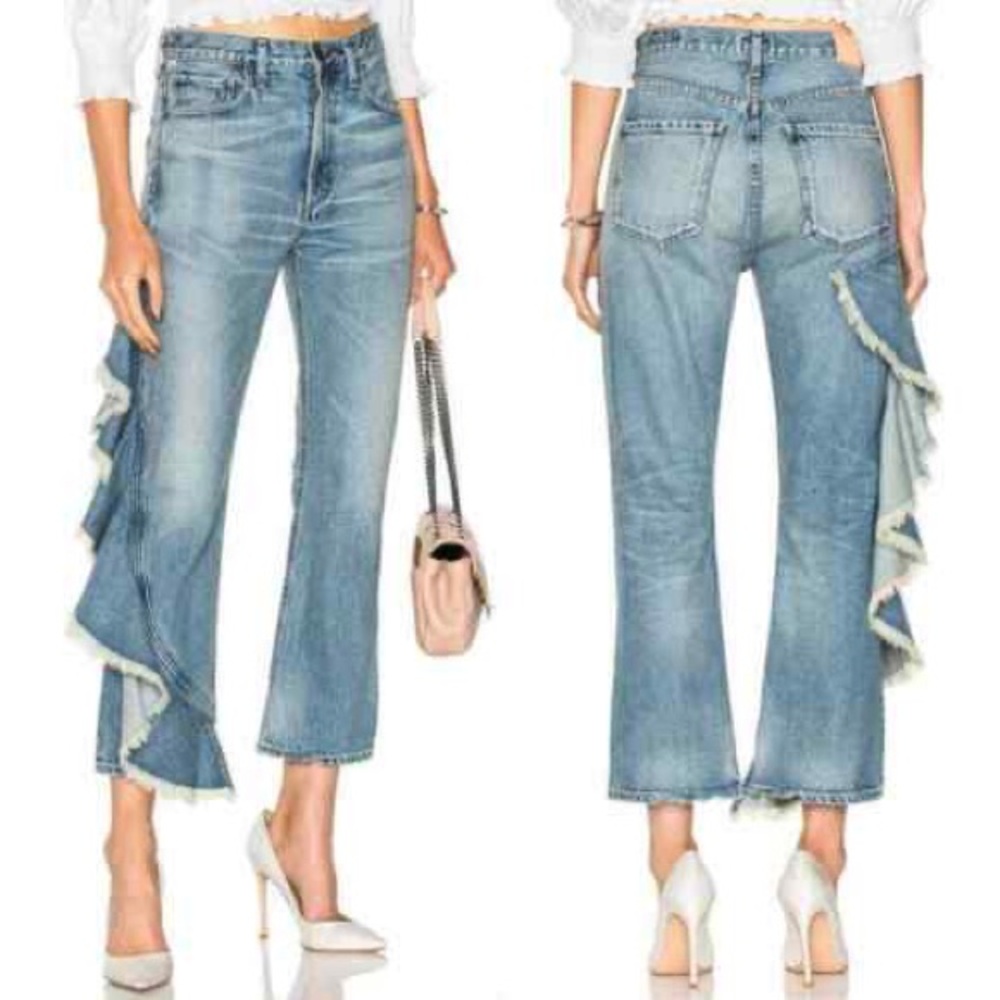 Citizens of Humanity ruffle jeans